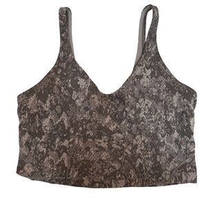 Lululemon crop top with sports bra